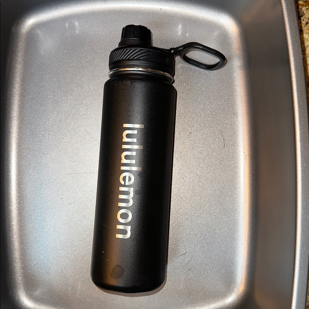 Lululemon Black Water Bottle